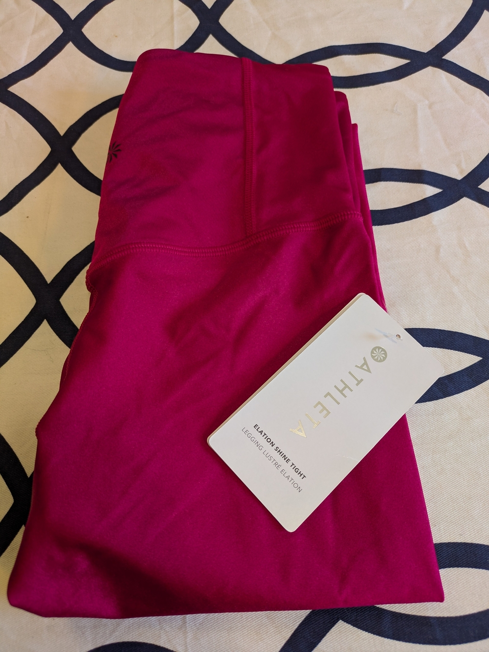 Athleta Magenta/Pink Girls' Leggings - Stretch Active Tights